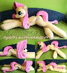 Life size (laying down) Fluttershy plush