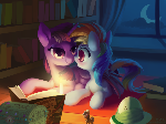 Commission-A Warm Night at Twilight's