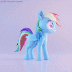 Rainbow Dash Animated Wing Showcase