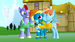 Mother and Father are so proud of Rainbow Dash