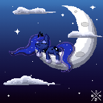 Sleeping Pixel Luna