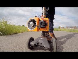 Jet Powered Micro Scooter