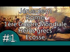 Jérusalem, Rome, 1ère guerre mondiale, héros et Ecosse - Questions Histoire #1