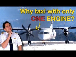 Why do PILOTS taxi only with ONE ENGINE??? Explained by CAPTAIN JOE