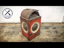 Forgotten Rusty Oil Lamp - Restoration