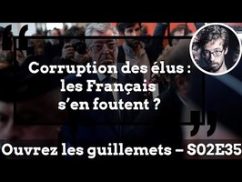 Usul. Corruption des élus: les Français s’en foutent?