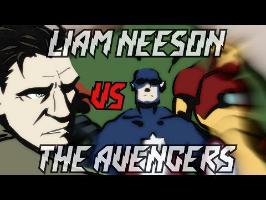 Liam Neeson VS The Avengers - animation