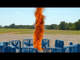 Fire Tornado in Slow Motion - The Slow Mo Guys