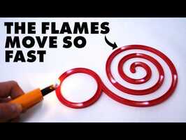 Bizarre travelling flame discovery
