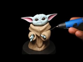 3D Pen | Making Baby Yoda | The Mandalorian - STAR WARS
