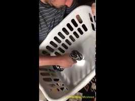 Animating a laundry basket