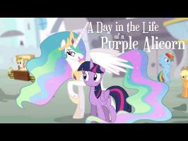 A Day in the Life of a Purple Alicorn