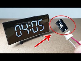 add this electronic component to the digital alarm clock and get an amazing feature