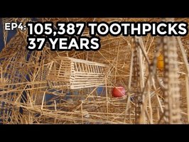 Amazing Art -Toothpick Sculpture - COOLEST THING I'VE EVER MADE: EP4
