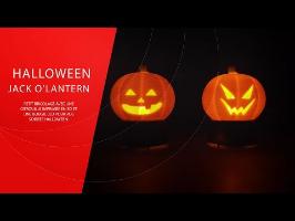 Halloween - 3D Jack O'Lantern à LED