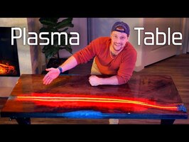 This Plasma Filled River Table Responds To Touch