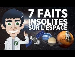 7 faits insolites sur l'espace