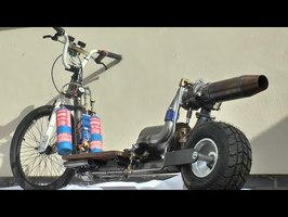 TurboJet Scooter Build #2-Oil/Fuel/Test Fire