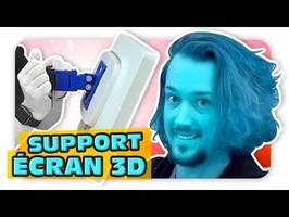 SUPPORT MURAL D’ÉCRAN ARTICULÉ IMPRIMÉ EN 3D !!! [CrashTest VESA]