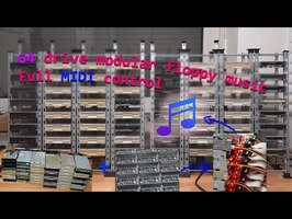 Building a massive 64 drive modular floppymusic system