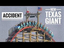 🎢Le terrible ACCIDENT de New Texas Giant à Six Flags (roller coaster) - EDB World #112