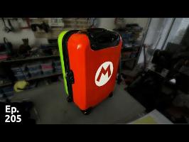 Transformation d'une valise toute triste grise en super valise Mario-Luigi - Ep205