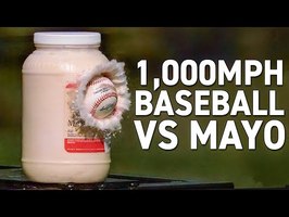 1,074 MPH BASEBALL vs. 1 Gallon of Mayonnaise - Smarter Every Day 264