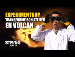 ExperimentBoy transforme son atelier en Volcan 🌋(Micro-ondes inside) - ChimFizz #20 - String Theory