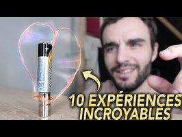 10 expériences incroyables (à refaire) !