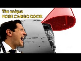 How does the NOSE CARGO DOOR work on the BOEING 747 explained by CAPTAIN JOE
