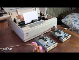 All Levels at Once - Fluttershy's Lament on Dot Matrix Printer and Floppy drives