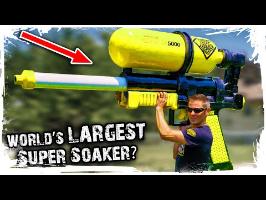 We Made Mark Rober's World's Largest Super Soaker!